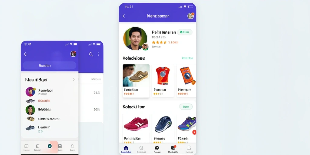 Fitur live chat untuk interaksi sesama pemain.